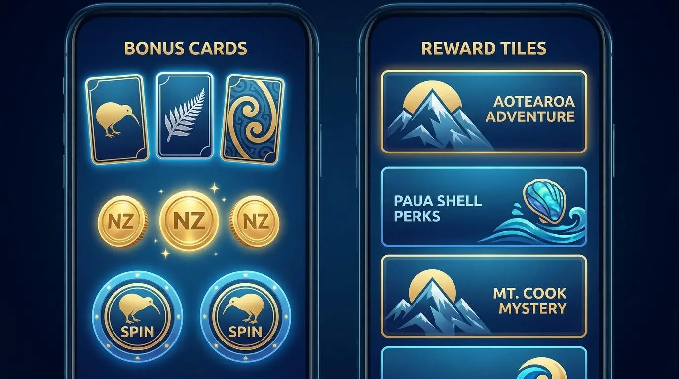 Bonus card style illustration for Spinbet NZ offers