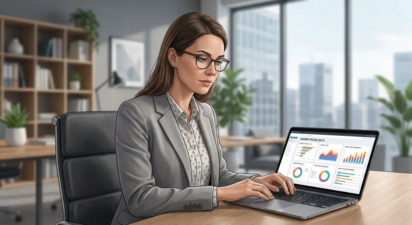Editorial avatar illustration for iGaming content analyst author section