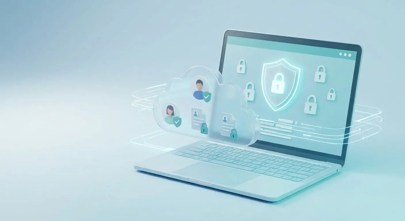 Illustration of secure online data protection for player accounts