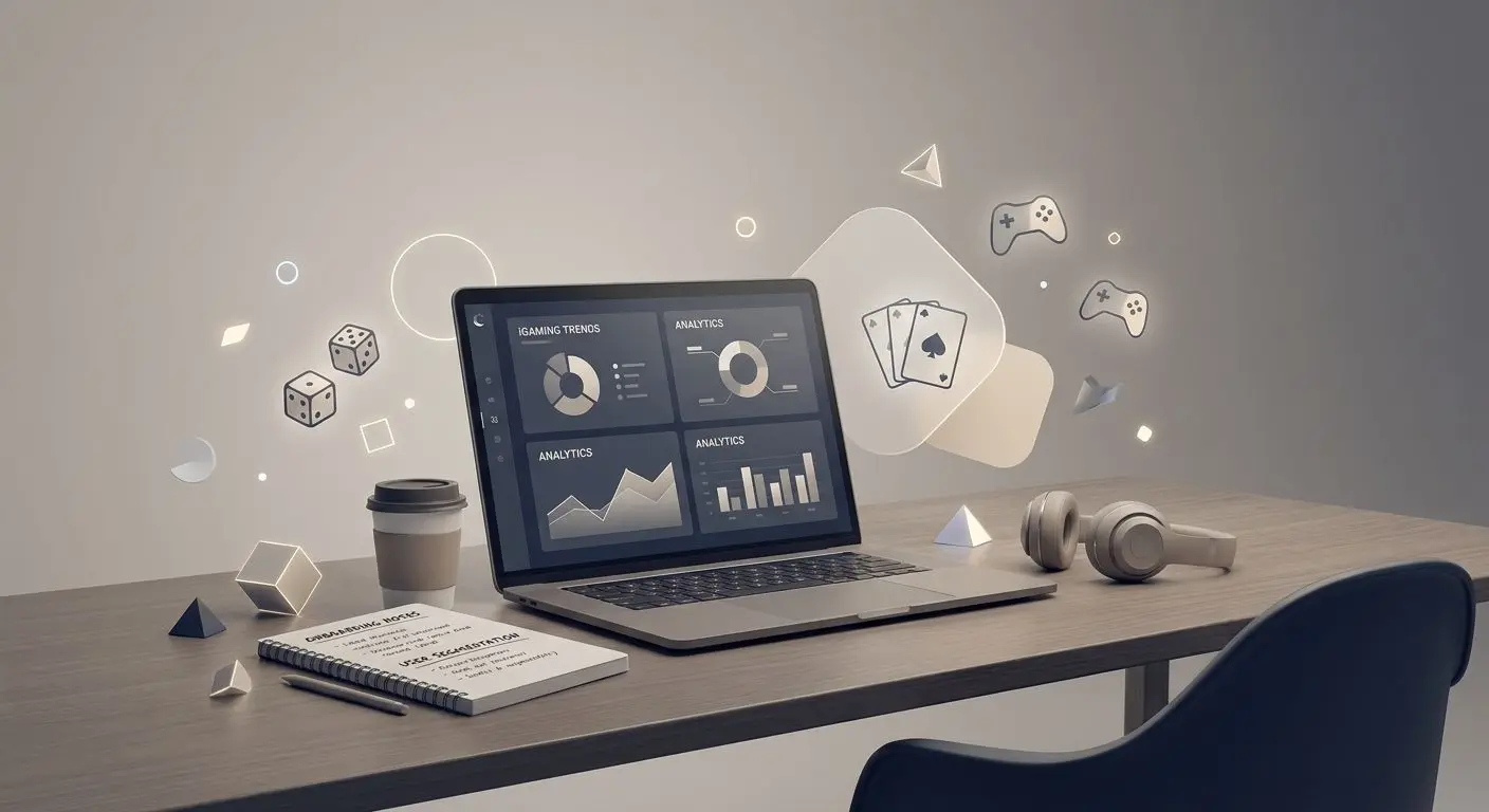 Editorial workspace of an iGaming analyst